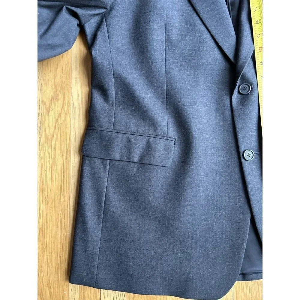 Brooks Brothers Dark Gray Wool Blazer 43 $1,380 made in USA Career Class…​​